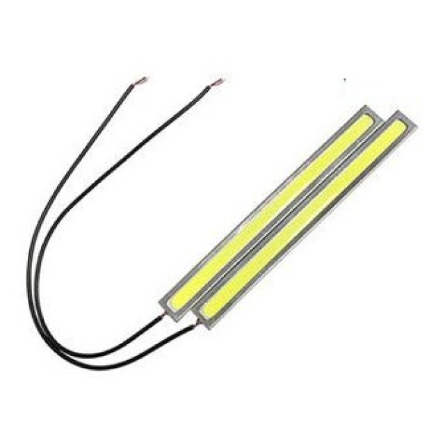 超薄型COB日行燈條組 藍光 12V