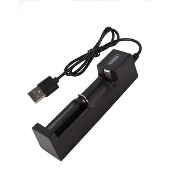 18650 單槽充電座(USB)