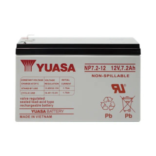YUASA NP7.2-12 鉛酸電瓶(12V/7.2AH)
